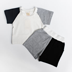 Kidstales Short + T-shirt sets grey