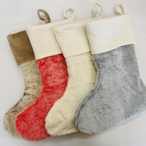 Luxury fur stocking